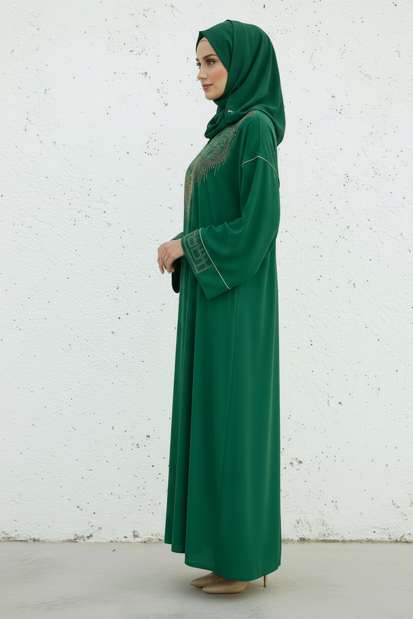 Gandoura VERTE MAISON TOUTE OCASION